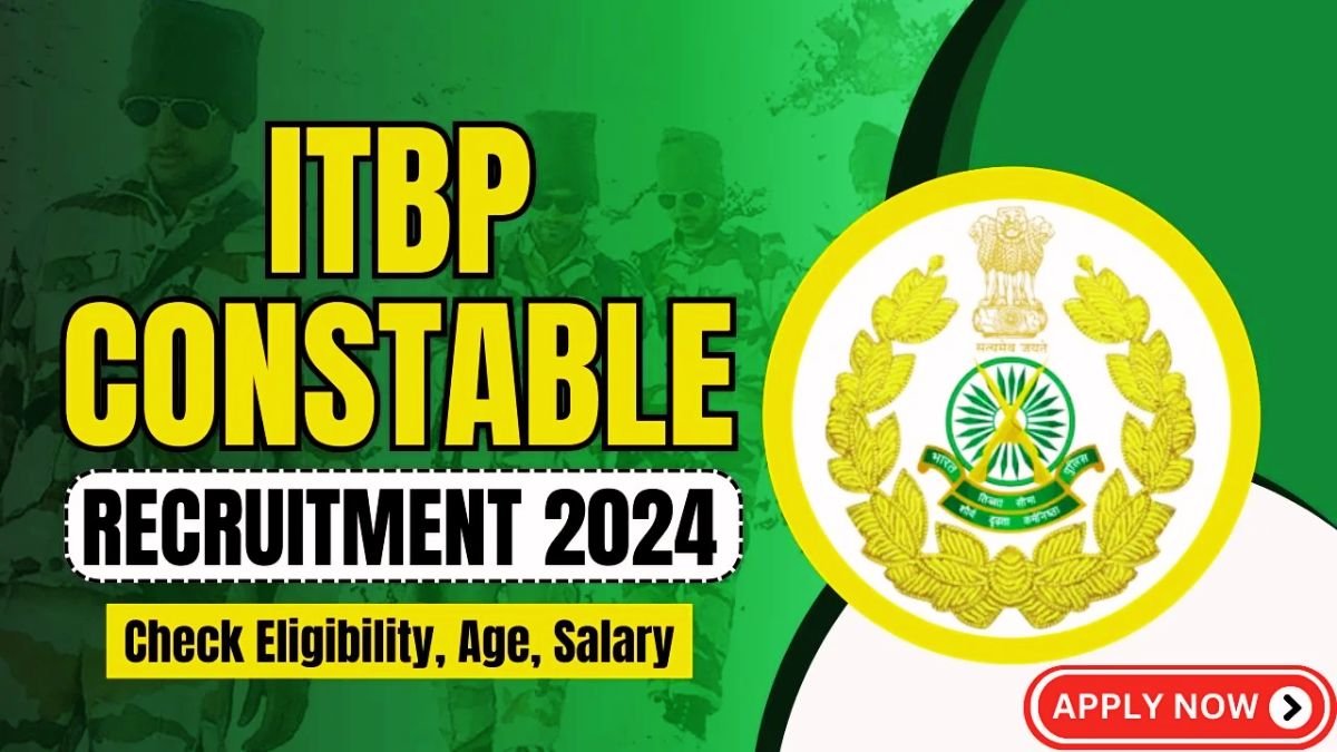 ITBP Recruitment 2024: सब इंस्पेक्टर बनने का स्वर्णिम अवसर, 1 लाख 12 हजार तक मासिक वेतन!